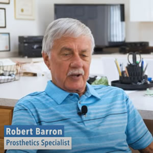 Robert Barron, Prosthesis Specialist
