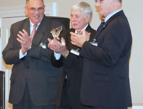 Robert Barron received the Central Intelligence Retirees Association’s (CIRA) prestigious Lloyd D. Salvetti Award